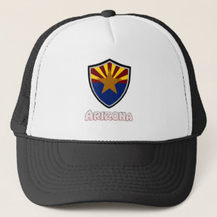 Arizona flag trucker hat