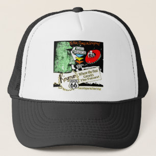 Arizona Fun-Time 1950s style Alien UFO Route 66 Trucker Hat