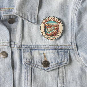 Arizona Grand Canyon Dreamscape Nouveau Art 6 Cm Round Badge