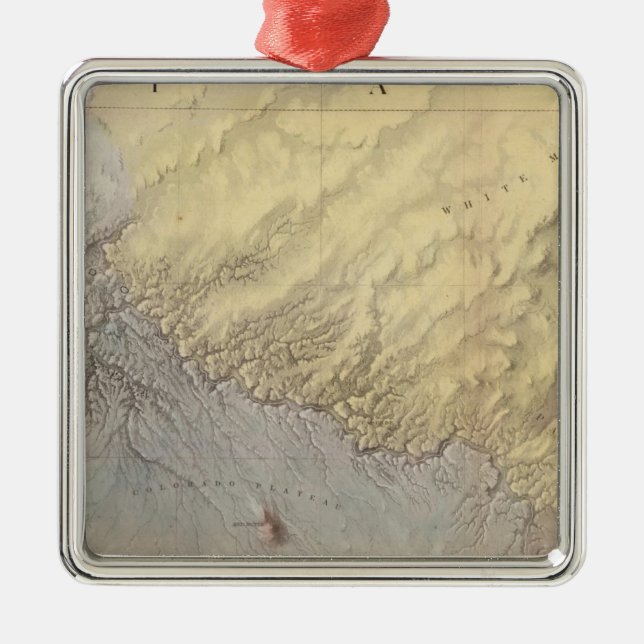 Arizona Grand Canyon Metal Tree Decoration (Front)