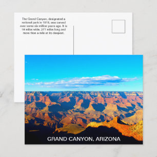 Arizona Grand Canyon National Park Postcard
