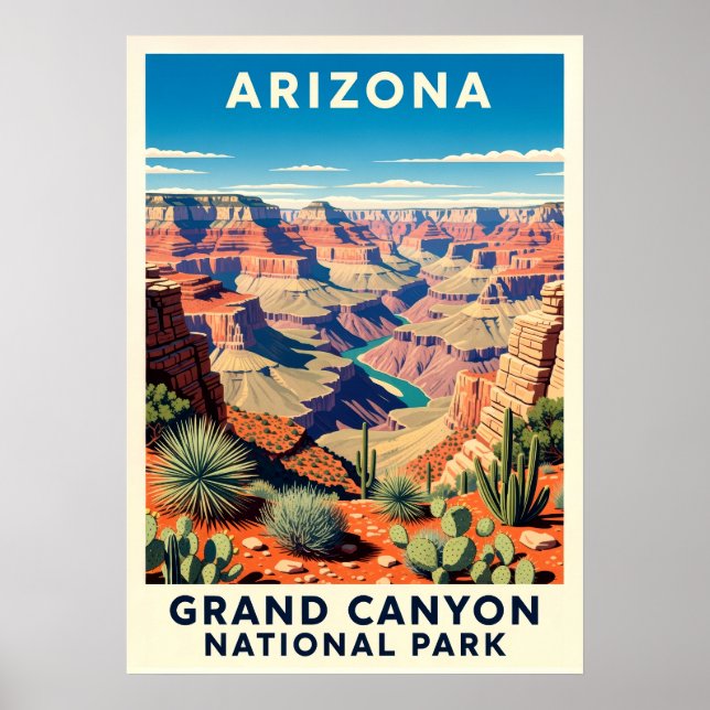 Arizona Grand Canyon National Park V01 Poster (Front)