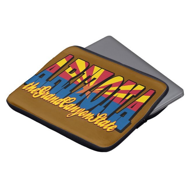 Arizona Grand Canyon State Laptop Sleeve (Front Top)