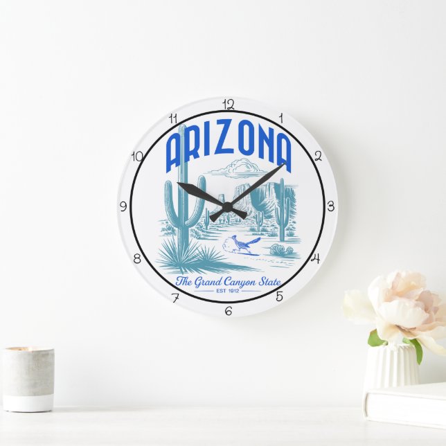 Arizona Grand Canyon State Large Clock (Home)