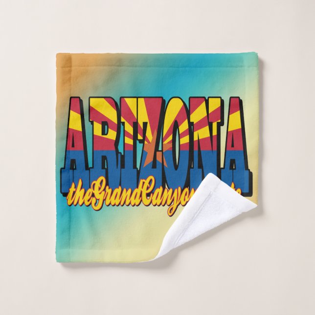 Arizona Grand Canyon State Wash Cloth (Wash Cloth)