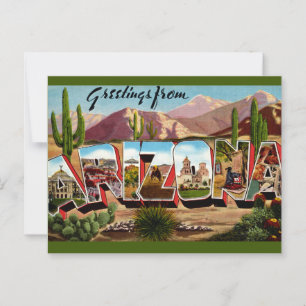 Arizona Greeting Postcard