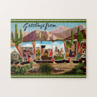 Arizona Greeting Postcard