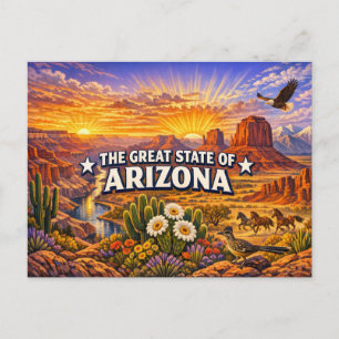 Arizona Greetings Postcard