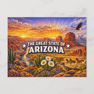 Arizona Greetings Postcard