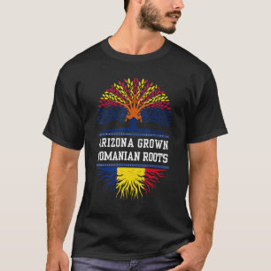 Arizona Grown With Romanian Roots Romania T-Shirt