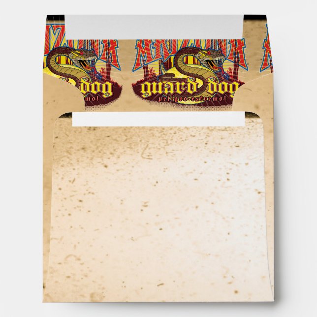 Arizona Guard Dog Snake Envelope (Back (Bottom))