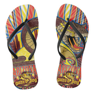 Arizona Guard Dog Snake Flip Flops