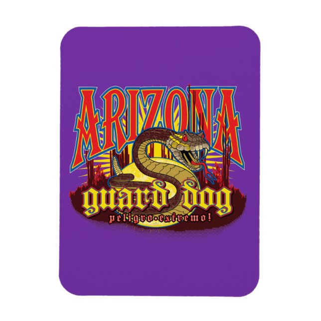 Arizona Guard Dog Snake Magnet (Vertical)