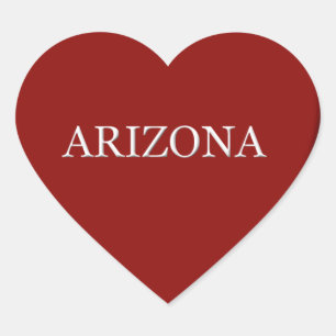 Arizona Heart Sticker