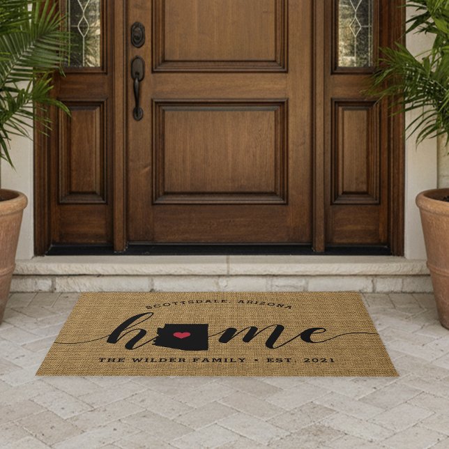 Arizona Home State Personalised Doormat (Creator Uploaded)