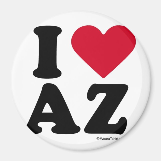 ARIZONA -I LOVE AZ - I LOVE ARIZONA MAGNET (Front)