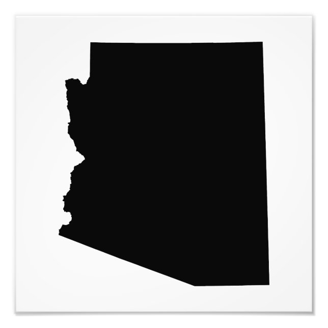 Arizona in Black Photo Print (Front)