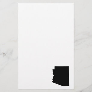 Arizona in Black Stationery