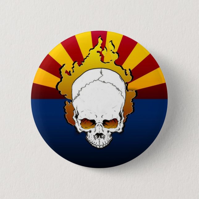 Arizona...It's a Dry Heat 6 Cm Round Badge (Front)
