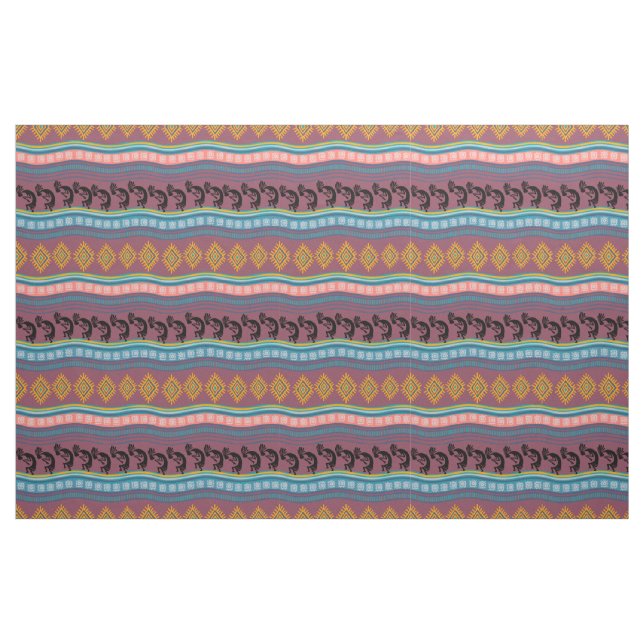 Arizona Kokopelli Southwest Pattern Fabric (Yard)