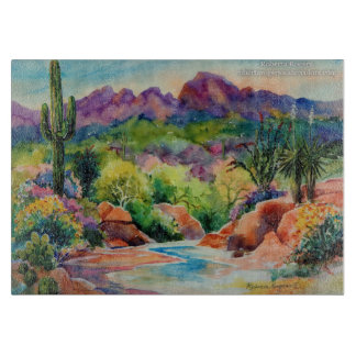 Arizona Landscape Cutting Board