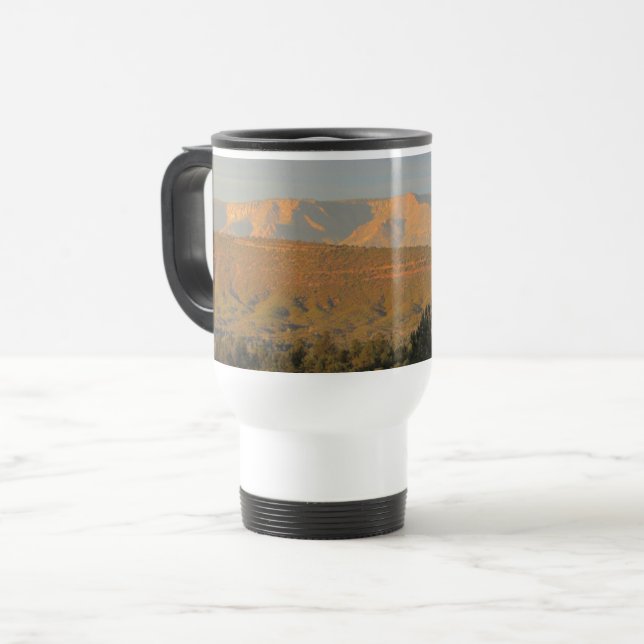 Arizona Landscape Photo Mountains Northern Desert Travel Mug (Front Left)