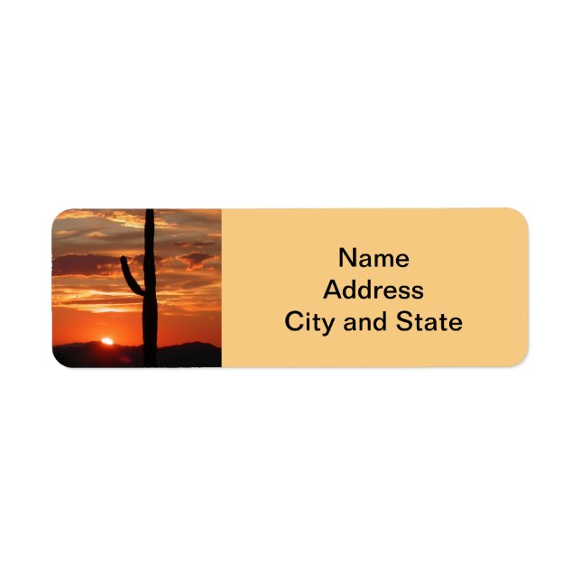 Arizona landscape sunset (Front)