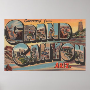 Arizona- Large Letter ScenesArizona Poster