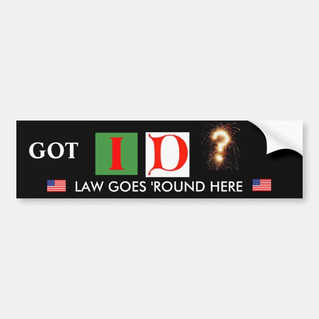Arizona Law Support Bumper Sticker (Front)