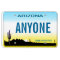 Arizona License Plate (personalised)