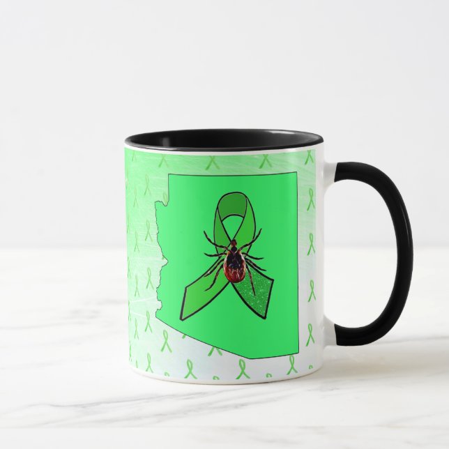 Arizona Lyme Disease Awareness Coffee Cup (Right)