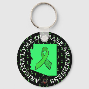 Arizona Lyme Disease Awareness Key Chain