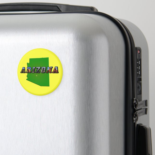 Arizona Map and Picture Text Magnet (In Situ (Luggage))