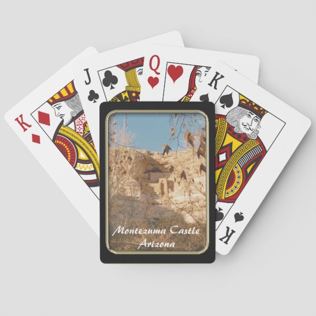 Arizona Montezuma Castle Playing Cards (Back)