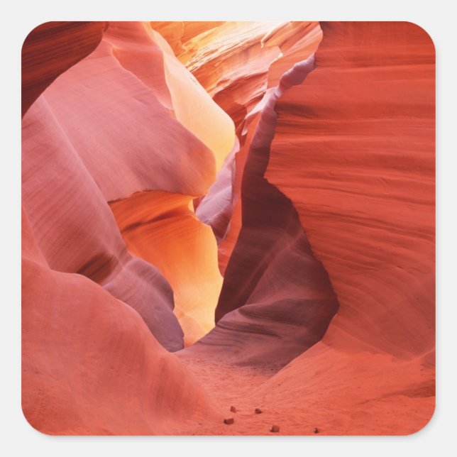 Arizona, Navajo Nation, Lower Antelope Canyon, Square Sticker (Front)