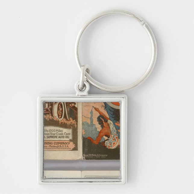 Arizona, New Mexico auto trails Key Ring (Front)