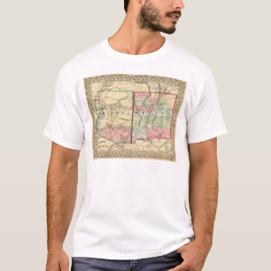 Arizona, New Mexico Map by Mitchell T-Shirt