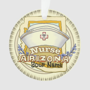 Arizona Nurse Ornament