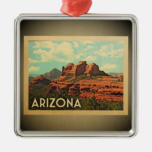 Arizona Ornament Vintage Travel (Front)