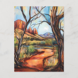 Arizona Painted landscape Postcard