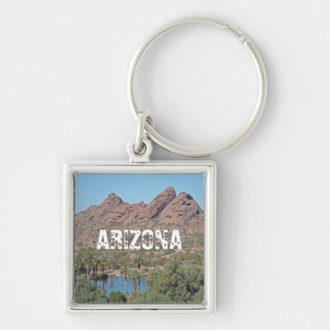 Arizona Phoenix Landscape Adventure Southwest Key Ring (Front)