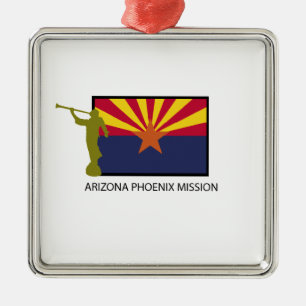 ARIZONA PHOENIX MISSION LDS CTR METAL TREE DECORATION