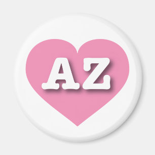 Arizona pink heart - Big Love Magnet