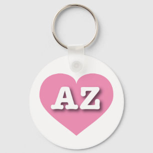Arizona Pink Heart - I love AZ Key Ring