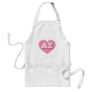 Arizona Pink Heart - I love AZ Standard Apron
