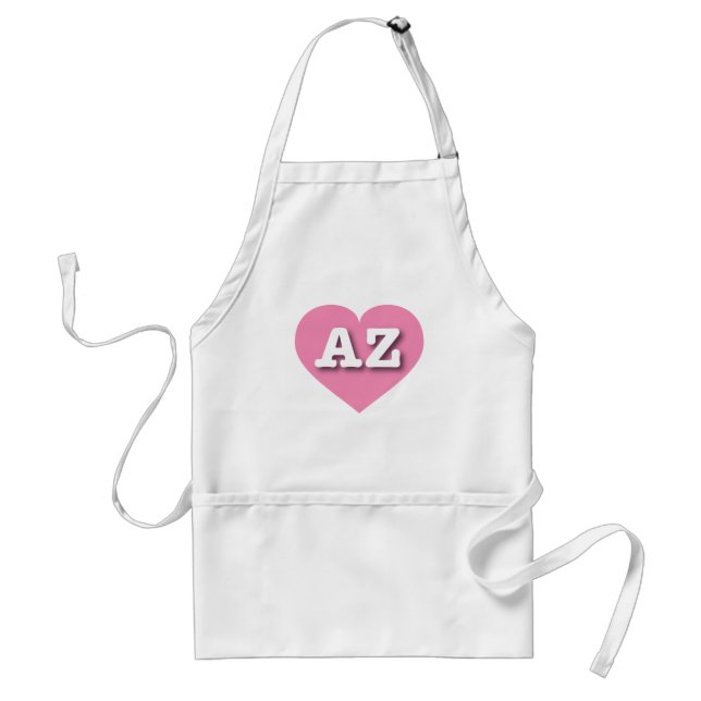 Arizona Pink Heart - I love AZ Standard Apron (Front)
