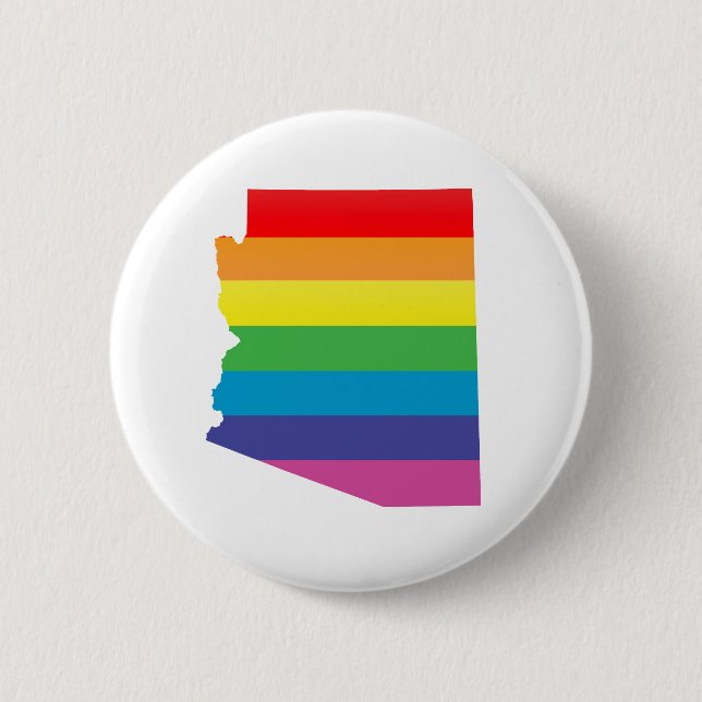 arizona pride. 6 cm round badge (Front)