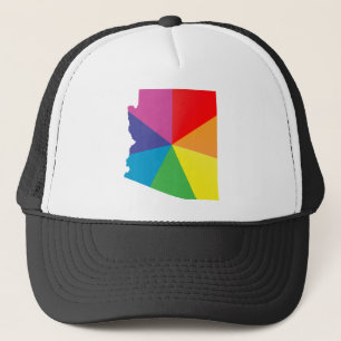 arizona pride. angled. trucker hat