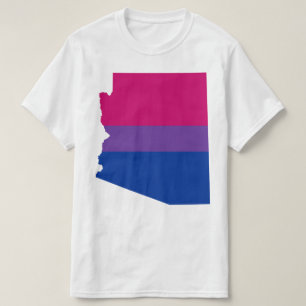 arizona pride bisexual striped shape T-Shirt