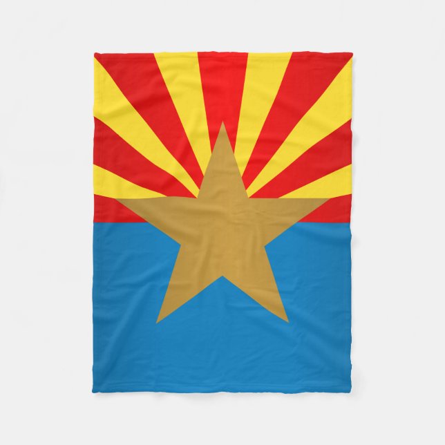 Arizona Pride Fleece Blanket (Front)
